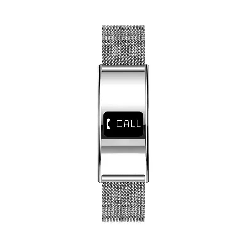 Small Square IPS Display Ultra Thin 25mm Alloy Band Smart Fashion Watch for Men Women 10 ATM Waterproof Heart Rate Sleep
