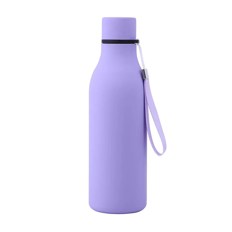 Wholesale Products Stainless Steel Travel Thermal Insulated Rubber Paint Creative Sports Custom Logo Flask Thermos Water Bottle