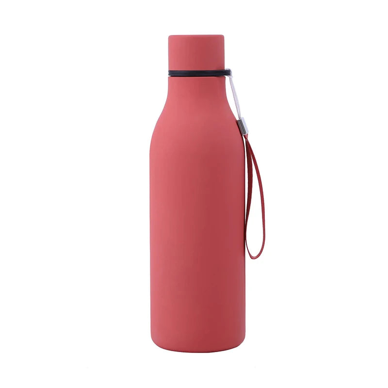 Wholesale Products Stainless Steel Travel Thermal Insulated Rubber Paint Creative Sports Custom Logo Flask Thermos Water Bottle