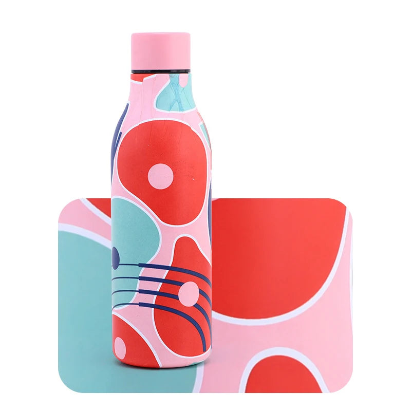 Wholesale Products Stainless Steel Travel Thermal Insulated Rubber Paint Creative Sports Custom Logo Flask Thermos Water Bottle