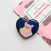 Top Selling Color Heart Shaped Epoxy Phone Holder Phone Ring Grip Love Heart Mobile Phone Socket Custom With Logo