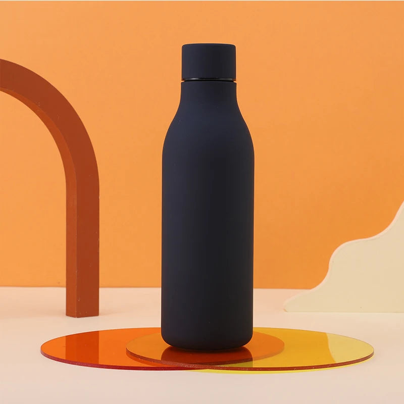 Wholesale Products Stainless Steel Travel Thermal Insulated Rubber Paint Creative Sports Custom Logo Flask Thermos Water Bottle