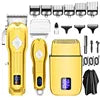 973 Professional Electric Hair for Clipper Set 3-in-1 Barber Trimmers LCD Display Metal Electric Shaver 4 Colors USB for Hotels