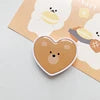 Top Selling Color Heart Shaped Epoxy Phone Holder Phone Ring Grip Love Heart Mobile Phone Socket Custom With Logo