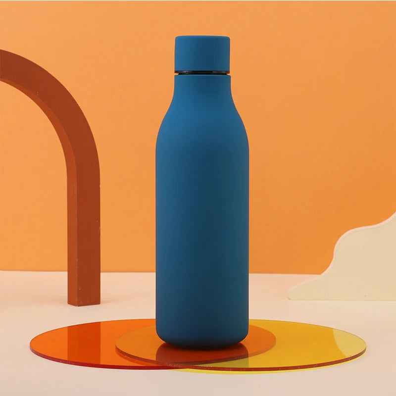 Wholesale Products Stainless Steel Travel Thermal Insulated Rubber Paint Creative Sports Custom Logo Flask Thermos Water Bottle