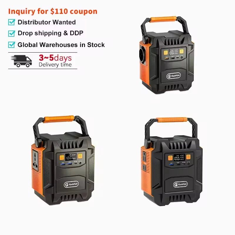 Factory Price New Design Solar Energy Systems 48000mAh Portable Rechargeable Power Station With LED for Camping