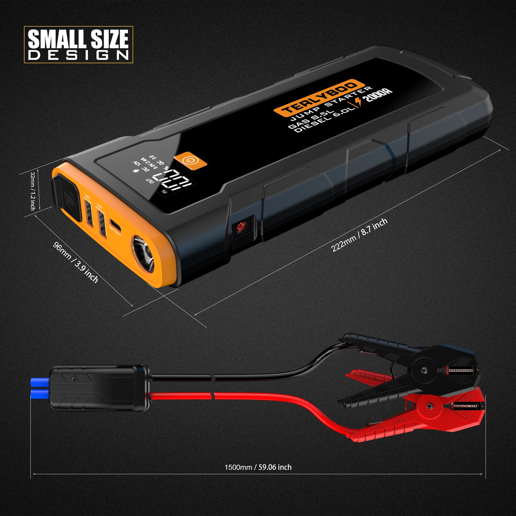 24000mAh Car Kit JUMP STARTER POWER BANK Jump Starter Device BOOSTER Jumpers Battery Jump Starter Portable Car Battery Charger