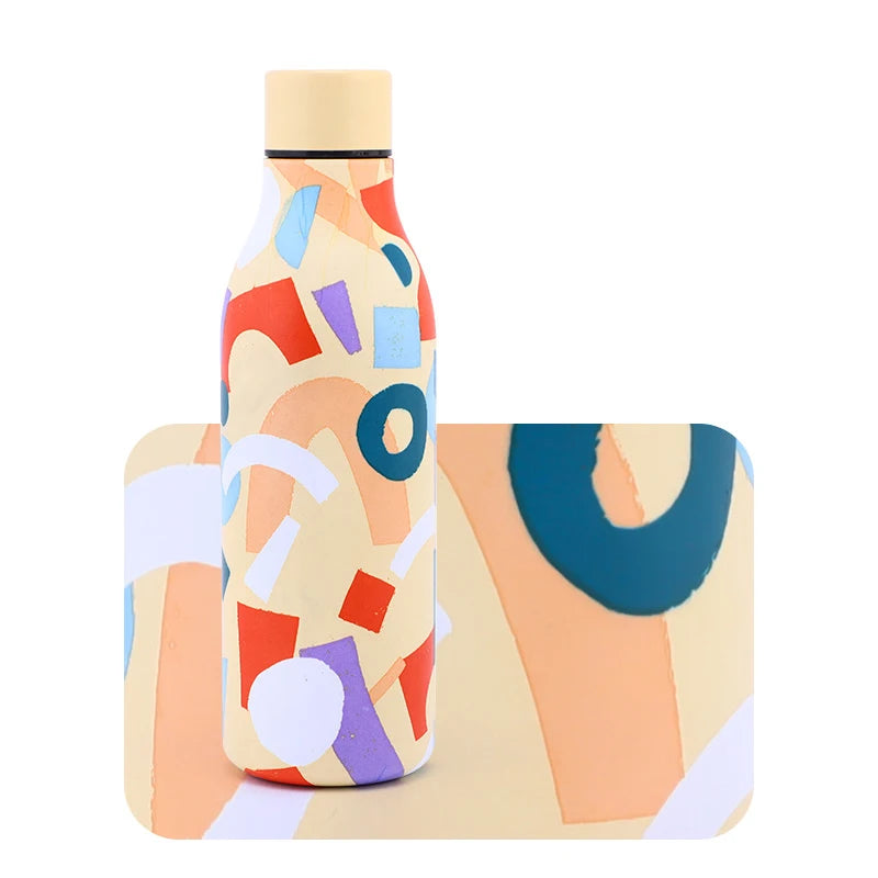 Wholesale Products Stainless Steel Travel Thermal Insulated Rubber Paint Creative Sports Custom Logo Flask Thermos Water Bottle