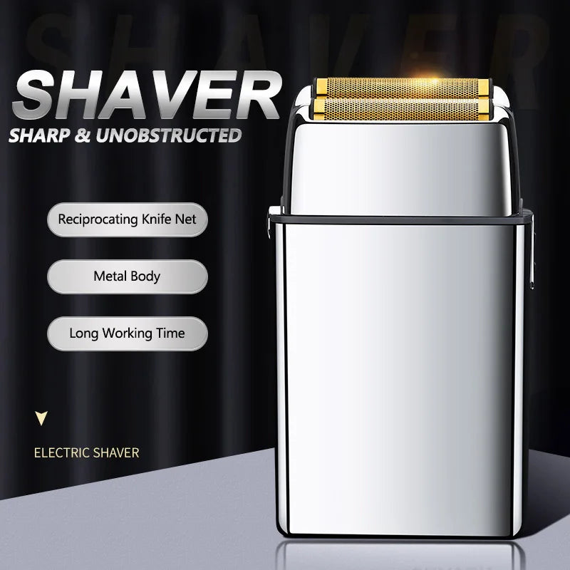 Foil Shaver Professional Double USB Charging Shaving Machine for Men Electric Shaver