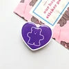 Top Selling Color Heart Shaped Epoxy Phone Holder Phone Ring Grip Love Heart Mobile Phone Socket Custom With Logo