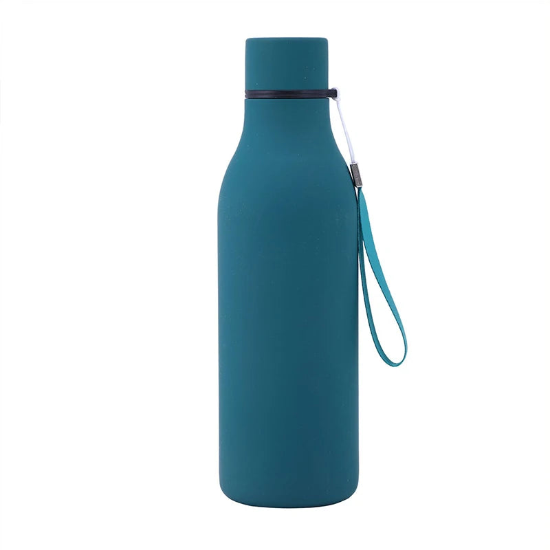 Wholesale Products Stainless Steel Travel Thermal Insulated Rubber Paint Creative Sports Custom Logo Flask Thermos Water Bottle