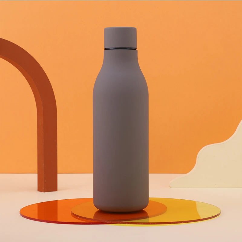 Wholesale Products Stainless Steel Travel Thermal Insulated Rubber Paint Creative Sports Custom Logo Flask Thermos Water Bottle