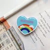 Top Selling Color Heart Shaped Epoxy Phone Holder Phone Ring Grip Love Heart Mobile Phone Socket Custom With Logo
