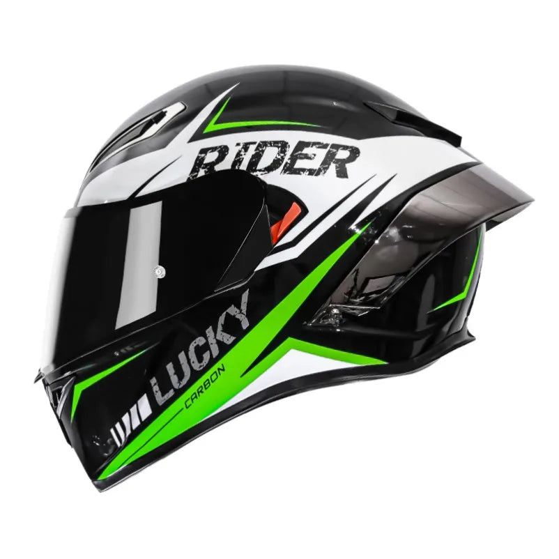 LVCOOL Brand New Vintage Helmets Great Price Motorcycle Electric Vehicle Dual Visor ABS+EPS Full Face Safety Quick Release DOT