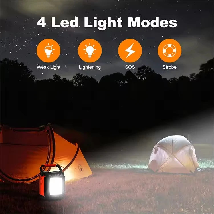 Factory Price New Design Solar Energy Systems 48000mAh Portable Rechargeable Power Station With LED for Camping