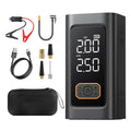 Portable Car Jump Starter with Air Compressor 150PSI Tire Inflator Digital Display Emergency Power Bank Booster