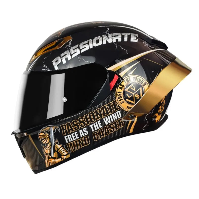 LVCOOL Brand New Vintage Helmets Great Price Motorcycle Electric Vehicle Dual Visor ABS+EPS Full Face Safety Quick Release DOT