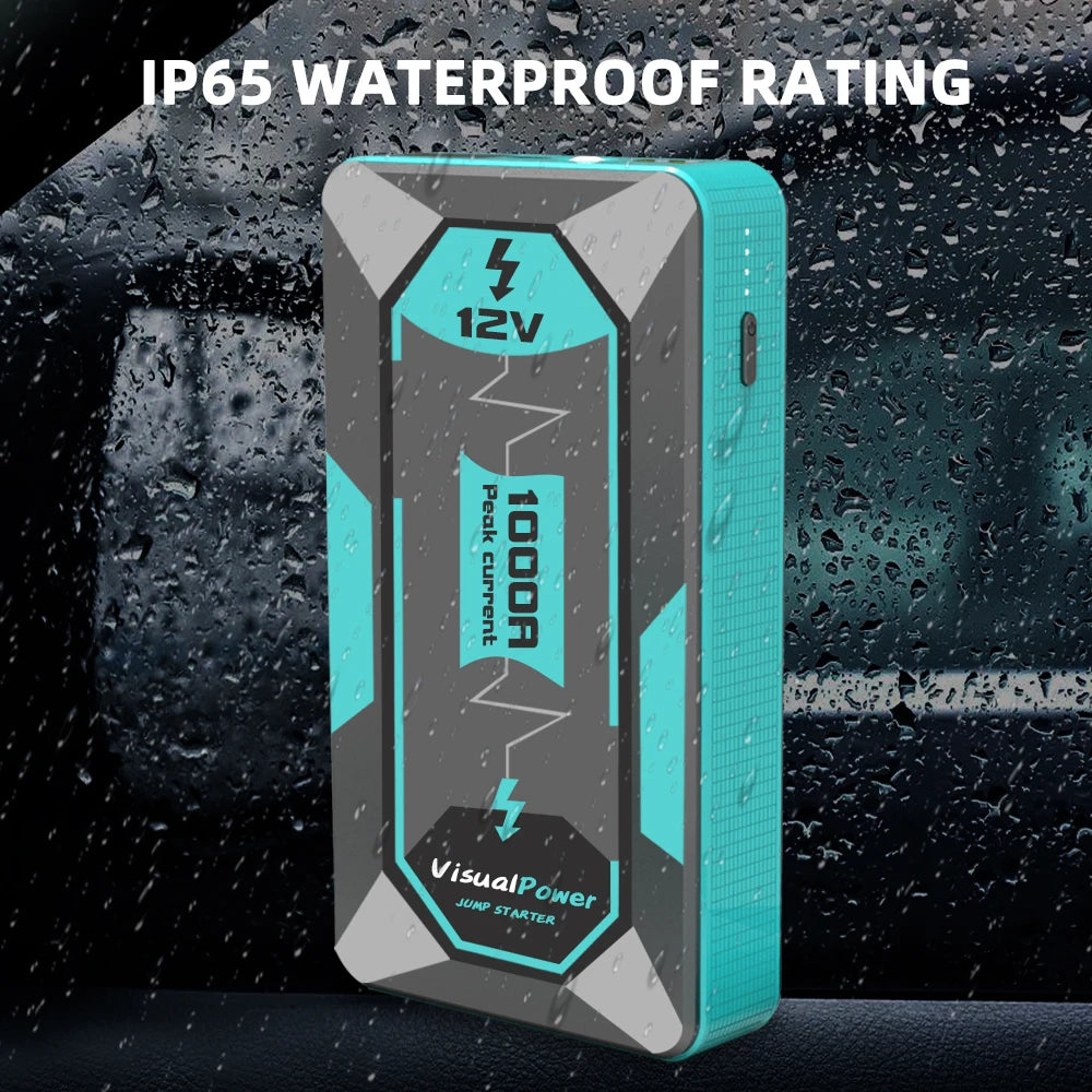 Car Battery Jump Starter 2000A Peak Car Jumper Starter Battery Pack