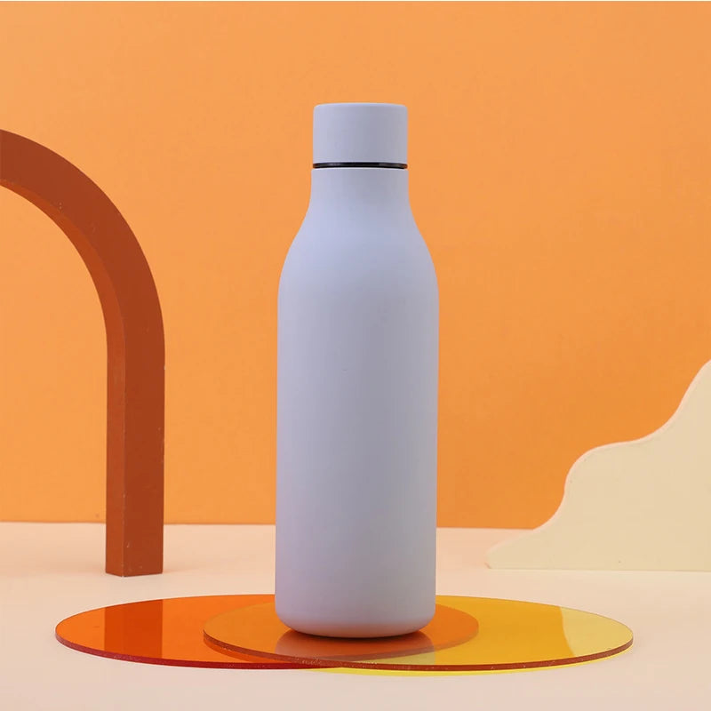 Wholesale Products Stainless Steel Travel Thermal Insulated Rubber Paint Creative Sports Custom Logo Flask Thermos Water Bottle