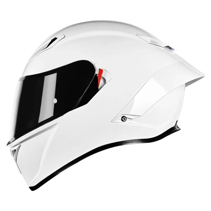 LVCOOL Brand New Vintage Helmets Great Price Motorcycle Electric Vehicle Dual Visor ABS+EPS Full Face Safety Quick Release DOT