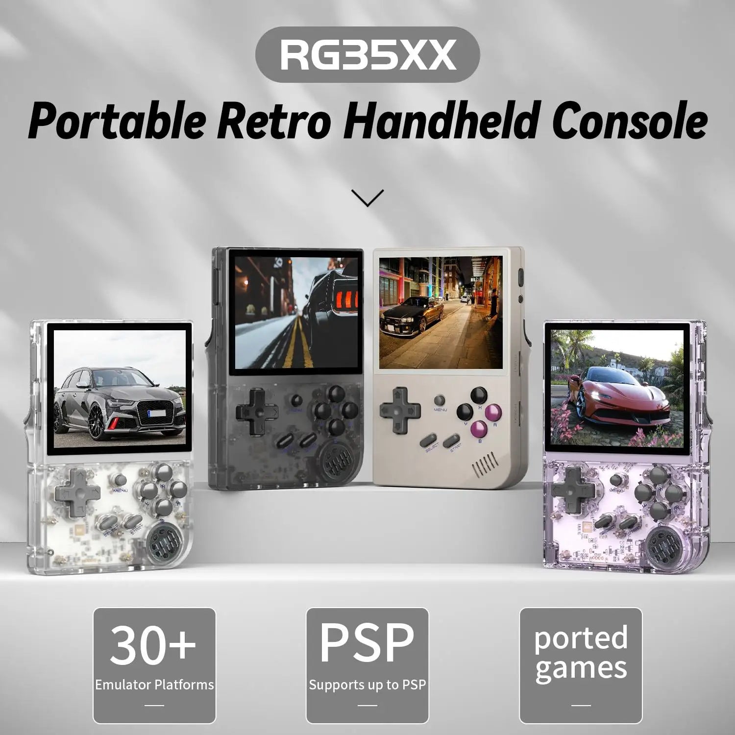 Best Selling RG35XX New Version H700 PSP/PS1 Emulator 2600 MAh Wi-Fi 3.5-inch Portable Handheld Game Console 10000 Games Linux