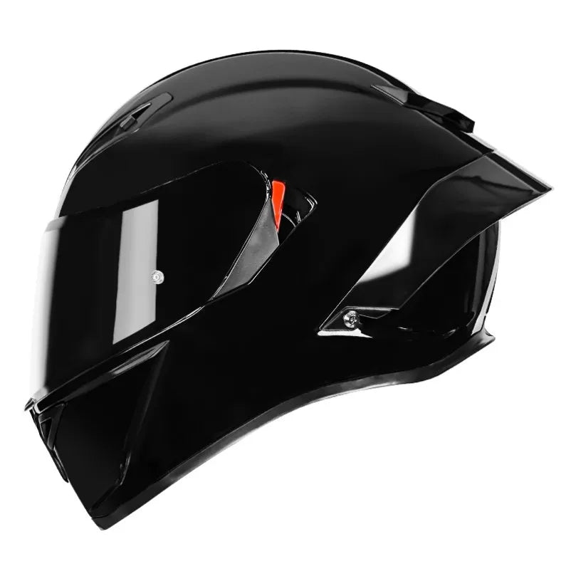 LVCOOL Brand New Vintage Helmets Great Price Motorcycle Electric Vehicle Dual Visor ABS+EPS Full Face Safety Quick Release DOT